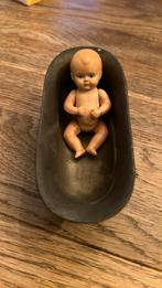 Antiek poppenbadje met schildpadpopje, Antiek en Kunst, Antiek | Speelgoed, Ophalen of Verzenden