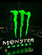 Monster Energy led lamp, Ophalen of Verzenden, Lichtbak of (neon) lamp