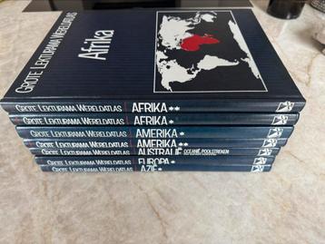 7 Grote Lekturama Wereldatlassen beschikbaar voor biedingen