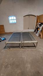 Auping (onderschuif) bedden, Ophalen, Gebruikt, 90 cm, Eenpersoons