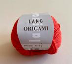 Lang Yarns Origami katoen garen oranje, Nieuw, Breien of Haken, Wol of Garen, Ophalen of Verzenden