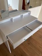 Kaptafel met spiegel en lades, Ophalen, Minder dan 50 cm, 100 tot 150 cm, Zo goed als nieuw