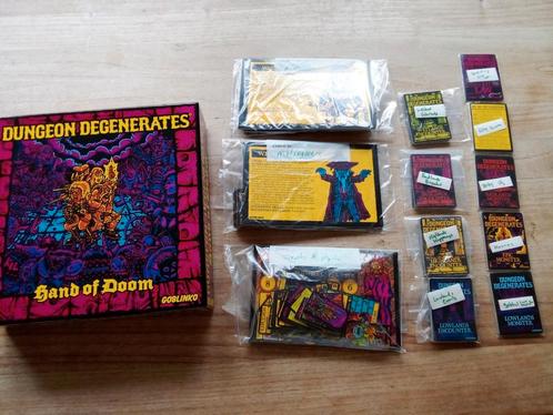 Dungeon Degenerates en Expansions, Hobby en Vrije tijd, Gezelschapsspellen | Bordspellen, Zo goed als nieuw, Ophalen of Verzenden