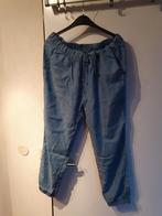 Esmara dames 46 zomer jeans aanrijgkoord, Blauw, Maat 46/48 (XL) of groter, Nieuw, Lang