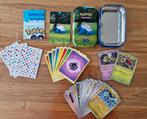 Pokemon Snorlax bewaarblikje met 30 kaarten (2 glimmende), Ophalen of Verzenden, Zo goed als nieuw, Overige typen, Foil