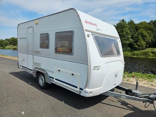 Leuke lichtgewicht Dethleffs family., Caravans en Kamperen, Caravans, Particulier, tot en met 4, 750 - 1000 kg, Standaardzit, Dethleffs