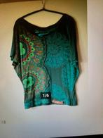 Groen shirt ( Desiqual.) Maat M., Maat 38/40 (M), Desiqual., Ophalen of Verzenden, Zo goed als nieuw