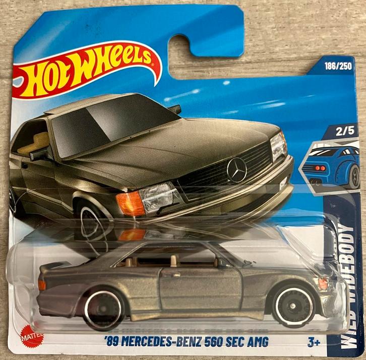 Hot Wheels '89 Mercedes Benz 560 SEC AMG Hotwheels, Hobby en Vrije tijd, Modelauto's | Overige schalen, Nieuw, Ophalen of Verzenden