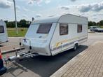 Delta Euroliner 4900 TKM Caravan met stapelbed, Caravans en Kamperen, Treinzit, Particulier, 4 tot 5 meter, Tot en met 6
