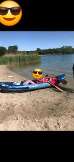 Sevylor tahiti plus kayak opblaasbaar 2+1persoons blauw/Rood, Watersport en Boten, Kano's, Ophalen, Drie personen of meer, Kajak