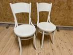 2 Stoeltjes wit bistro, Ophalen, Gebruikt, Twee, Wit