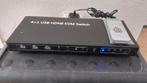4x1 USB HDMI KVM Switch Nieuw, Computers en Software, Netwerk switches, Ophalen of Verzenden, Nieuw