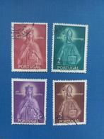 Postzegel Portugal 1958 Serie Heilige Isabelle en Theonius, Verzenden, Portugal, Gestempeld
