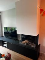 Gas haard met afstandsbediening (hele unit) KalFire GP85/55S, Ophalen, Zo goed als nieuw, Inbouwhaard, Gashaard