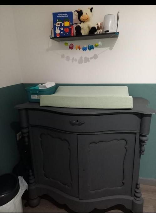 Commode donkergrijs, Kinderen en Baby's, Kinderkamer | Commodes en Kasten, Zo goed als nieuw, 90 tot 105 cm, 100 cm of meer, 50 tot 70 cm