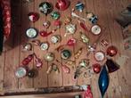 van oma's zolder 41 nostalgische oude kerstballen & 1 piek, Ophalen, Gebruikt