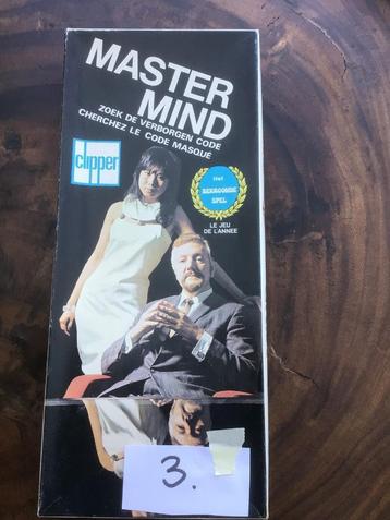 Vintage Master mind bekroond spel van Clipper breek de code. beschikbaar voor biedingen