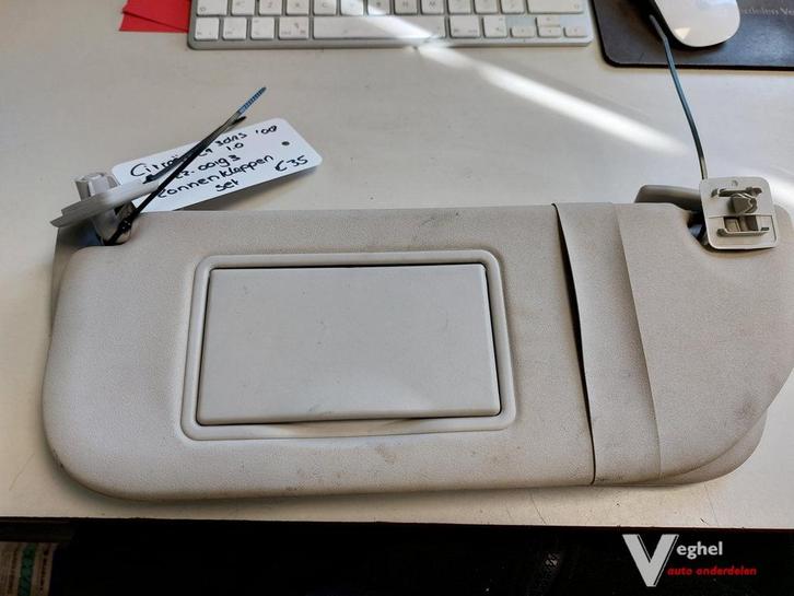Citroën C1 1.0 B zonnenkleppen set'08, Auto-onderdelen, Interieur en Bekleding, Gebruikt, Ophalen of Verzenden