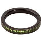 Green Peridot AA1 Zirkon Melano Ring (1x), Sieraden, Tassen en Uiterlijk, Ringen, Met strass, Nieuw, Dame of Heer, Groen