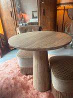 Travertin Bistrotafel - Nieuwstaat, Antiek en Kunst, Ophalen