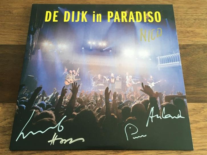 Vinyl 3LP De Dijk In Paradiso Live GESIGNEERD + LITHO? NIEUW, Cd's en Dvd's, Vinyl | Nederlandstalig, Nieuw in verpakking, Pop