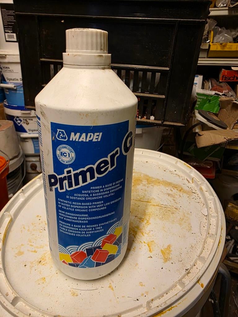 Voorstrijk voor tegelwerk - Mapei Primer G, Ophalen of Verzenden, Nieuw, Verf