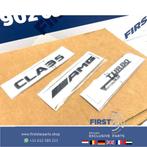 W118 C118 CLA35 AMG LOGO SET CLA 35 ZWART EMBLEMEN SET Merce, Gebruikt, -, Ophalen of Verzenden, -