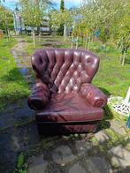 Chesterfield orginele engelse fauteuil, Huis en Inrichting, Fauteuils, 75 tot 100 cm, Gebruikt, 75 tot 100 cm, Ophalen