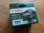 Bosch 18v 4ah Accu Nieuw, Doe-het-zelf en Verbouw, Gereedschap | Machine-onderdelen en Toebehoren, Ophalen of Verzenden, Nieuw