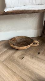 Oud hout schaal, Huis en Inrichting, Ophalen of Verzenden, Nieuw, Rond, Hout