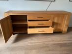 Massief Eiken Dressoir van Van Bommel – Topstaat!, Ophalen, Zo goed als nieuw, 25 tot 50 cm, 150 tot 200 cm