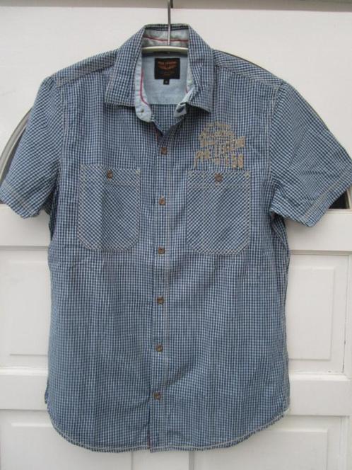 Modern PME Legend zomer overhemd maat M, Kleding | Heren, Overhemden, Zo goed als nieuw, Halswijdte 39/40 (M), Blauw, Ophalen