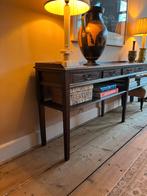 Oak Side Board Table Living Room or Dining Room 220cm Wide, Ophalen, Eikenhout, 200 cm of meer, Zo goed als nieuw