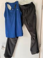 Puma damessportkleding top M broek L, Ophalen, Zo goed als nieuw, Zwart