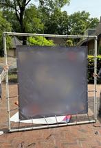 Frame Spandoek incl. spandoek + voetsteunen 2.20.x 2.20 Mtr, Ophalen, Gebruikt, Overige typen