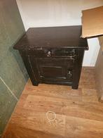 Houten kastje met deur, Gebruikt, Minder dan 45 cm, Ophalen of Verzenden, Minder dan 55 cm