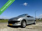 Peugeot 206 CC 1.6-16V, BJ 2002, Leer, APK Jun 2026, Lage km, Voorwielaandrijving, Gebruikt, Zwart, 4 cilinders