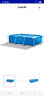 Intex zwembad 300x200x76 met pomp en trapje, Ophalen, 200 tot 300 cm, Zo goed als nieuw, Opzetzwembad