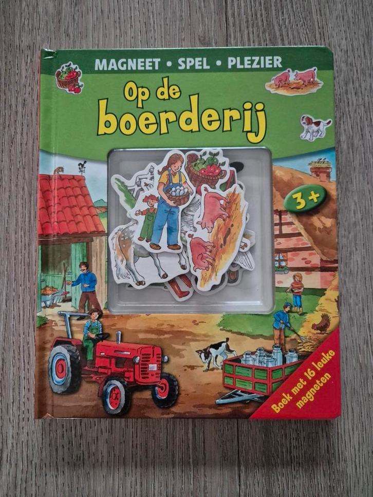 Mangeetboek boek magneet op de boerderij, Boeken, Kinderboeken | Baby's en Peuters, Zo goed als nieuw, Ophalen of Verzenden
