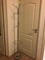 Te koop RVS chroom Kapstok Staand, Huis en Inrichting, Ophalen, Gebruikt, Metaal, Staande kapstok