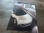 Opel Adam Rocks aparte Duitse folder en poster, Ophalen of Verzenden, Zo goed als nieuw, Opel