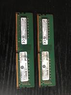 2x 8GB Crucial DDR4-2133 MHz, Computers en Software, RAM geheugen, Ophalen, Gebruikt, DDR4, Desktop