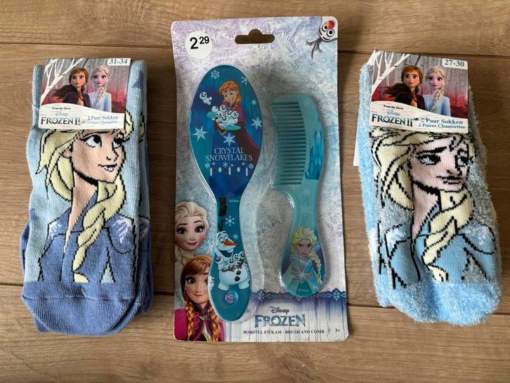 Frozen Sokken & Haarborstel Set, Kinderen en Baby's, Kinderkleding | Schoenen en Sokken, Nieuw, Sokken, Meisje, Ophalen
