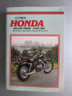 1992 Werkplaatsboek HONDA 400-450 Twins 1978-1987, Engels, Ophalen of Verzenden, Zo goed als nieuw, Merk of Model