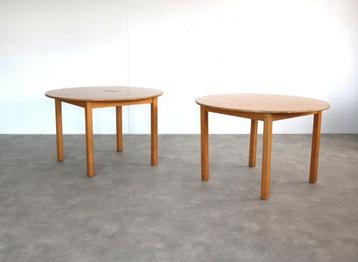 vintage ronde tafels | werktafel | Zweeds | jaren 70 beschikbaar voor biedingen