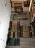 partijtje vintage glas in lood. Beschadigd, Doe-het-zelf en Verbouw, Glas en Ramen, Ophalen, Gebruikt, Minder dan 80 cm, Overige typen