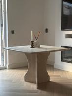 Travertin eettafel, Huis en Inrichting, Tafels | Eettafels, Ophalen, Overige materialen, Zo goed als nieuw, Vijf personen of meer