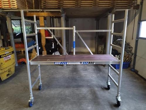 kamersteiger te huur, Doe-het-zelf en Verbouw, Steigers, Gebruikt, Rolsteiger of Kamersteiger, 2 tot 5 meter, Ophalen