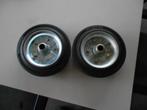 2 massie wielen 250/60-130, Doe-het-zelf en Verbouw, Zwenkwielen, Ophalen of Verzenden, Zo goed als nieuw