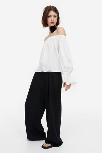 H&M top, Kleding | Dames, Blouses en Tunieken, Nieuw, Maat 36 (S), Wit, Verzenden